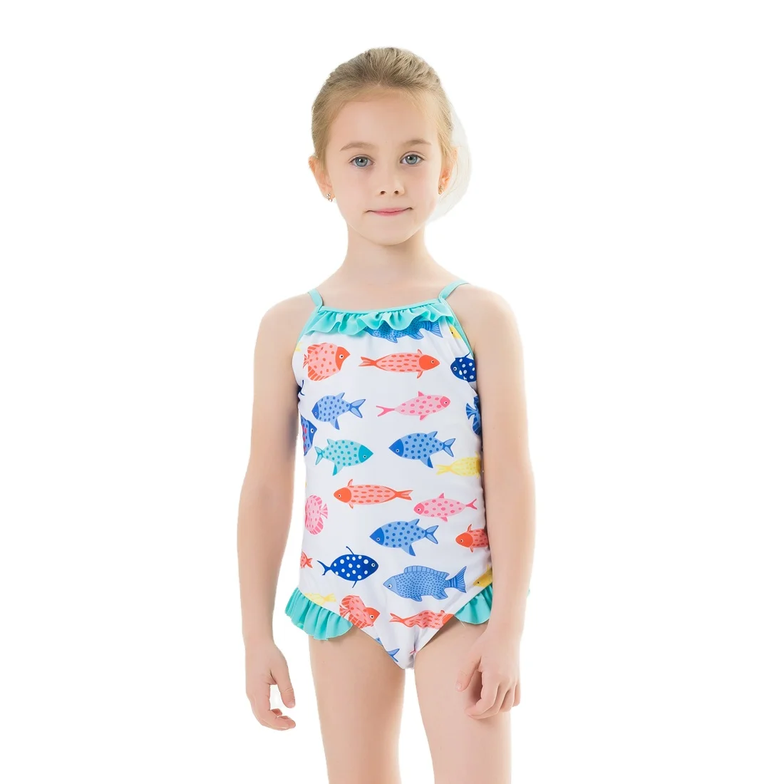 Customize 2021 new fish print girl swimsuit swimsuit Falbala cute and comfortable swimming beach suit
Customize 2021 new fish print girl swimsuit swimsuit Falbala cute and comfortable swimming beach suit