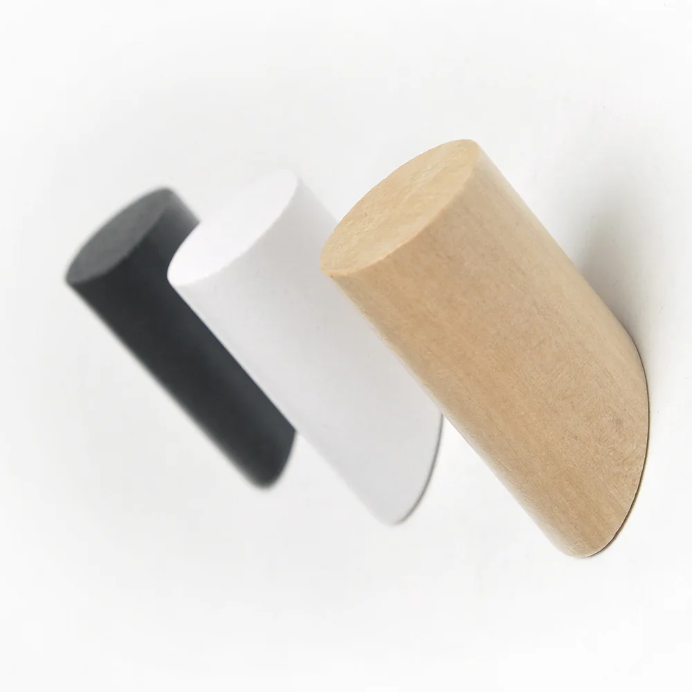 Natural Beech Wood Wall Hook Modern Cylindrical Wall Mount Coat Hook Concise Style Bedroom Living Hat Wall Hanging Rack
Natural Beech Wood Wall Hook Modern Cylindrical Wall Mount Coat Hook Concise Style Bedroom Living Hat Wall Hanging Rack