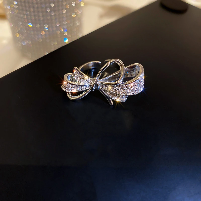 HOVANCI jewelry women fancy finger rings american diamond cut zircon stone 6 butterfly rhinestone bow finger ring for ladies
HOVANCI jewelry women fancy finger rings american diamond cut zircon stone 6 butterfly rhinestone bow finger ring for ladies