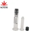 CBD oil borosilicate disposable luer lock glass 1ml syringe