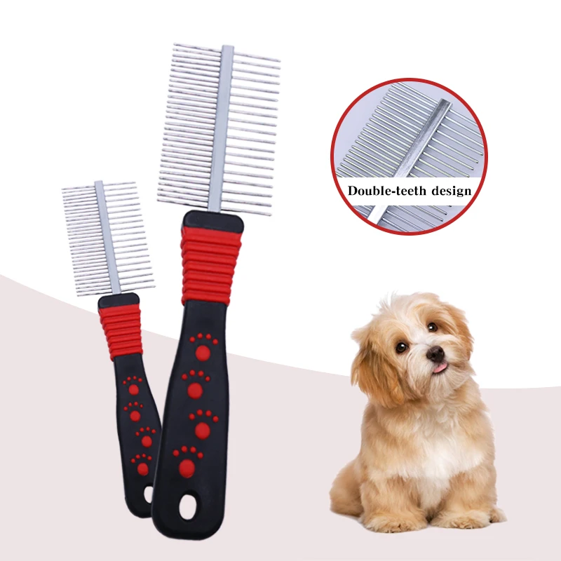 Pet Grooming Comb Cat Dog Comb Stainless Steel Double-sided Needle Brush Cleaning Bathing Dematting Comb
Pet Grooming Comb Cat Dog Comb Stainless Steel Double-sided Needle Brush Cleaning Bathing Dematting Comb