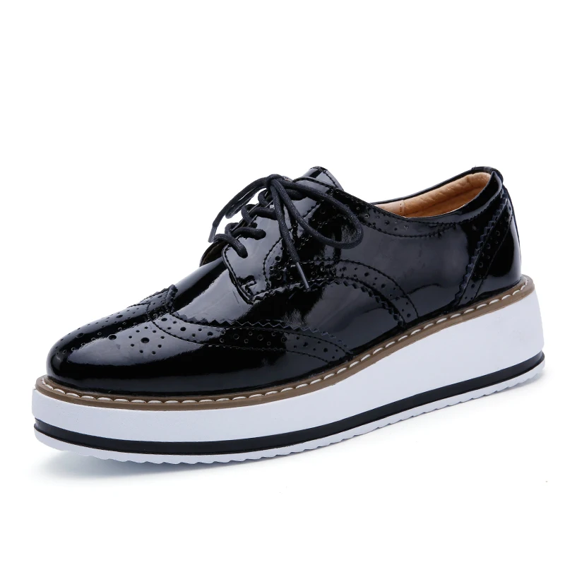 2022 Spring Autumn Women Platform Flats Woman Leather Lace Up Classic Platform Sneakers Footwear Female Oxford Shoes Lady
2022 Spring Autumn Women Platform Flats Woman Leather Lace Up Classic Platform Sneakers Footwear Female Oxford Shoes Lady