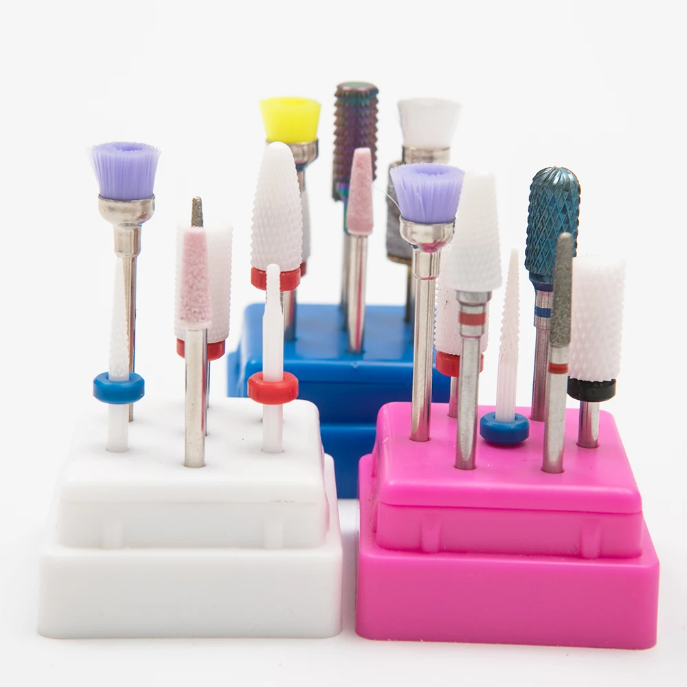 Electric Nail File Drill Bit Box Case Manicure Pedicure Burr Milling Cleaner Tool Kit Acrylic 7Pcs Ceramic Nail Drill Bit Set
Electric Nail File Drill Bit Box Case Manicure Pedicure Burr Milling Cleaner Tool Kit Acrylic 7Pcs Ceramic Nail Drill Bit Set