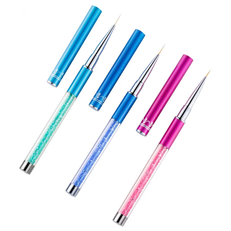 colorful manicure rod carved color painting pen crystal handle nail art brush lines drawing diy tools
colorful manicure rod carved color painting pen crystal handle nail art brush lines drawing diy tools