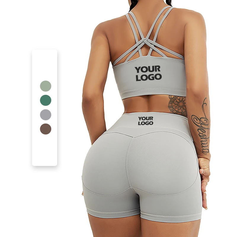 Slim Fit Custom Wholesale Compression Clothing Crop Top Gym Bra Sexy Female Sportswear Women, Customized colors
Slim Fit Custom Wholesale Compression Clothing Crop Top Gym Bra Sexy Female Sportswear Women, Customized colors