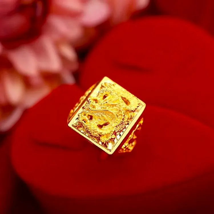 Dubai Golden Dragon Ring Brass Gold Plated Dragon Ring Brass Gold Plated Imitation Gold Men's Open Jewelry
Dubai Golden Dragon Ring Brass Gold Plated Dragon Ring Brass Gold Plated Imitation Gold Men's Open Jewelry