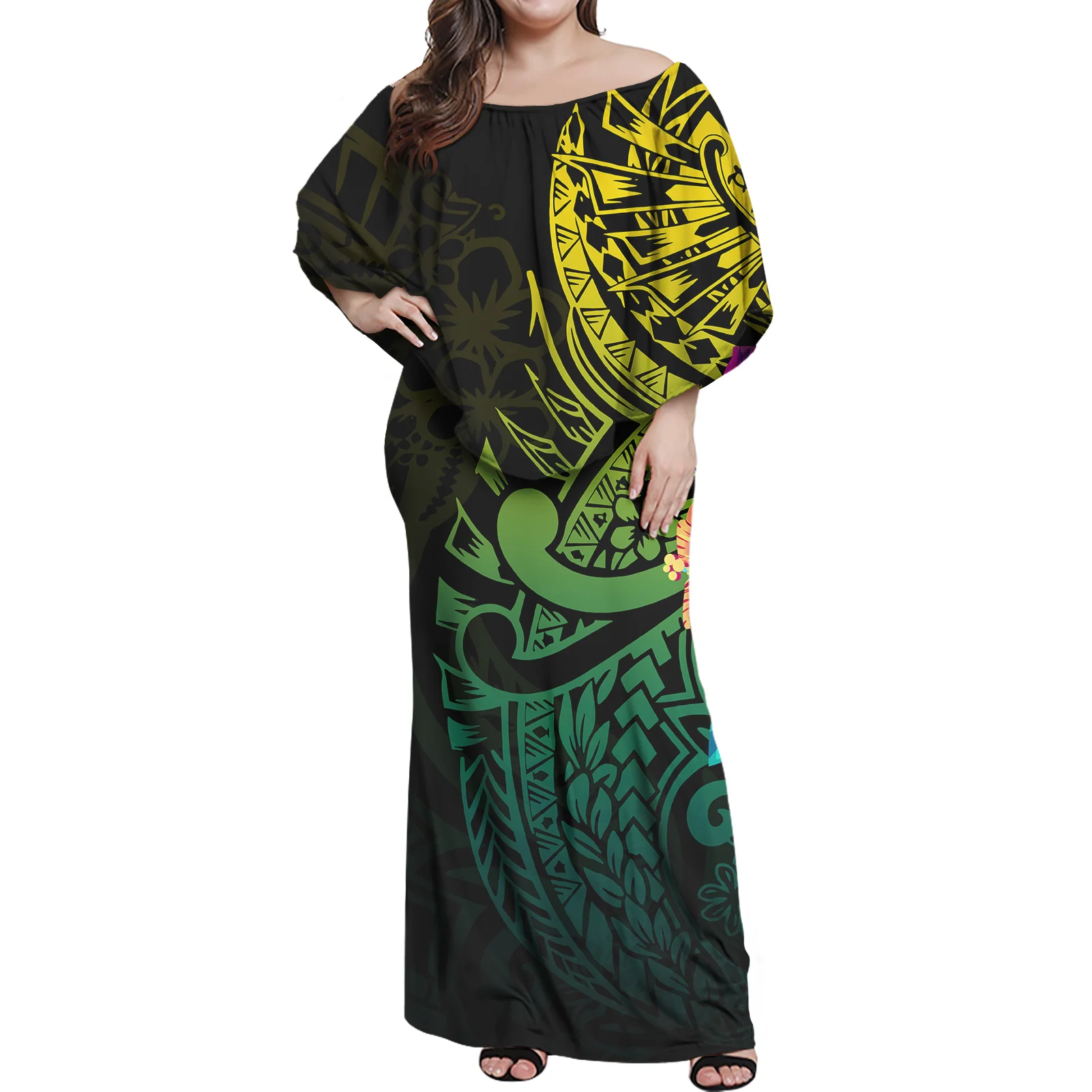 Custom made western boho floral party sexy dress 2021 summer maxi polynesian tribal off shoulder long dress fat womens clothing
Custom made western boho floral party sexy dress 2021 summer maxi polynesian tribal off shoulder long dress fat womens clothing