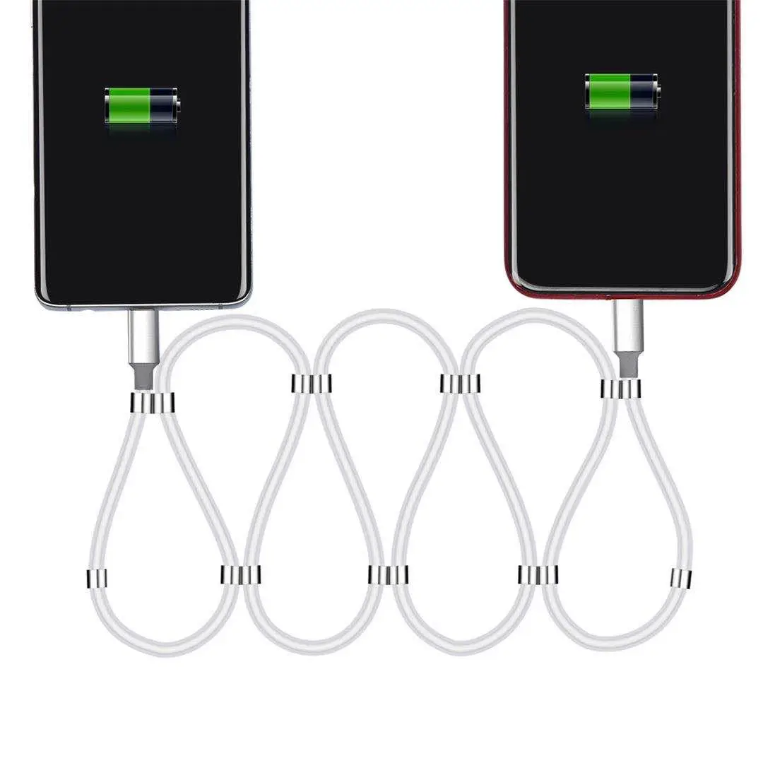 High Quality Supercalla Self - Wrapping Storage USB To Micro V8 Type C 8pin Charger Phone Magnetic Cable, White green black pink
High Quality Supercalla Self - Wrapping Storage USB To Micro V8 Type C 8pin Charger Phone Magnetic Cable, White green black pink