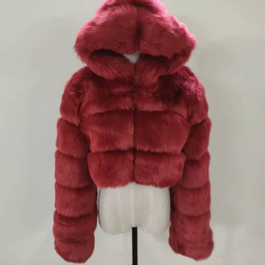 wholesale colorful winter Women's short hooded fur jacket women long sleeve stitching solid color faux fur coat
wholesale colorful winter Women's short hooded fur jacket women long sleeve stitching solid color faux fur coat