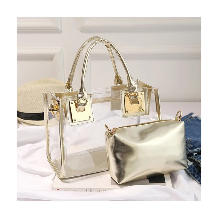 Summer New European See-through Jelly Bag Fashion PVC Transparent Composite Bags Fashion Laser Crossbody Bags Women Handbags
Summer New European See-through Jelly Bag Fashion PVC Transparent Composite Bags Fashion Laser Crossbody Bags Women Handbags