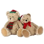 Plush Soft valentine Xmas teddy bear Gift Promotional Christmas Plush stuffed Baby toy