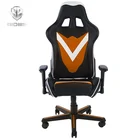 Custom logo adjustable colorful design Fireproof Foam/Nelon/Metal Racing Games desk chair gaming