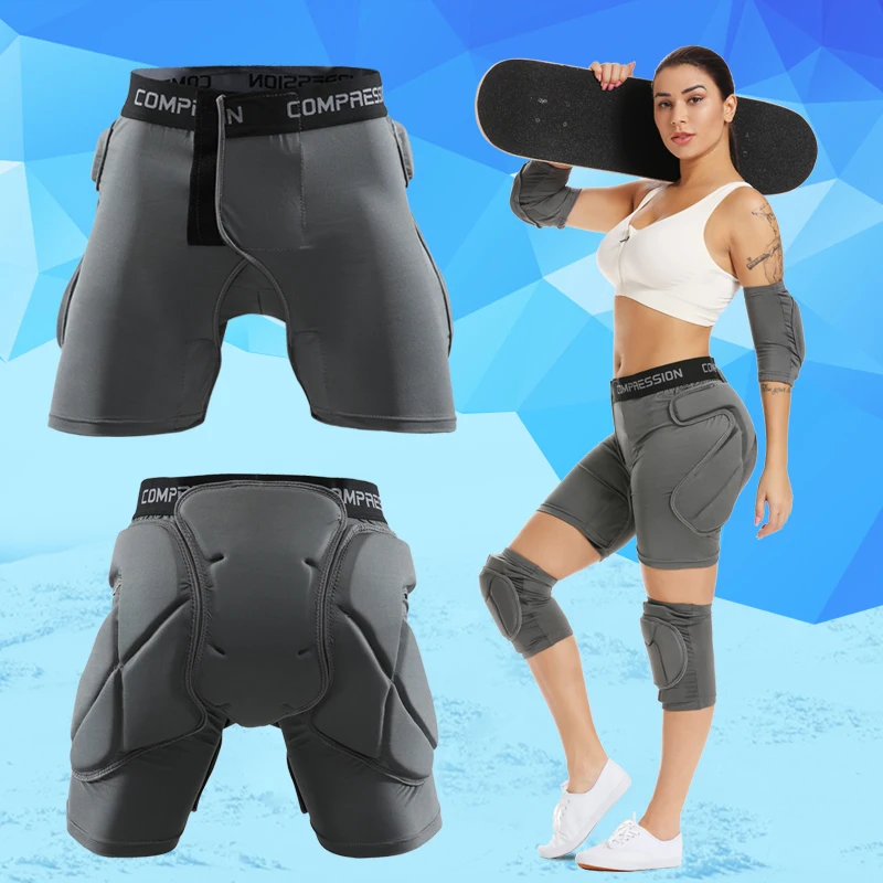 Men's Women Outdoor Snowboard protection Hip Padded Shorts Sport Short Pants for Skating Sports Protective Snowboard Shorts, Black gray
Men's Women Outdoor Snowboard protection Hip Padded Shorts Sport Short Pants for Skating Sports Protective Snowboard Shorts, Black gray