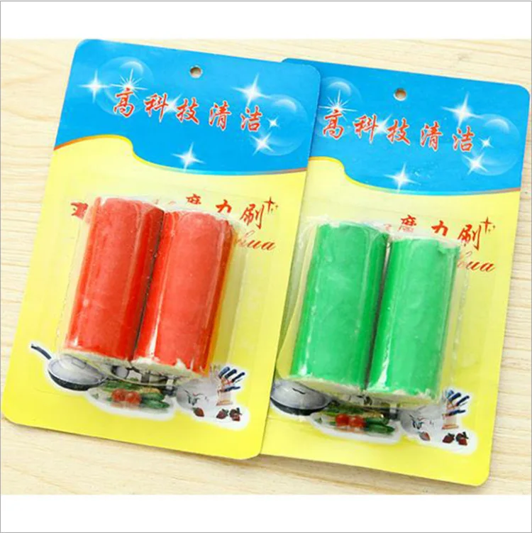 Metal Oxide Brush Cleaning Useful Kitchen Cleaner Kitchen Tools Pot Washing Tool 2Pieces/Set Cleaning Wash Brush Magic Stick, As photo
Metal Oxide Brush Cleaning Useful Kitchen Cleaner Kitchen Tools Pot Washing Tool 2Pieces/Set Cleaning Wash Brush Magic Stick, As photo