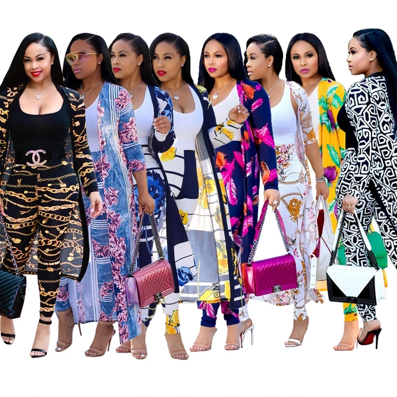 ANL1007 2020 Dresses Women Fall Clothing Lady Elegant Printed Long Coat Leggings Two Piece Set Boutique Clothing
ANL1007 2020 Dresses Women Fall Clothing Lady Elegant Printed Long Coat Leggings Two Piece Set Boutique Clothing