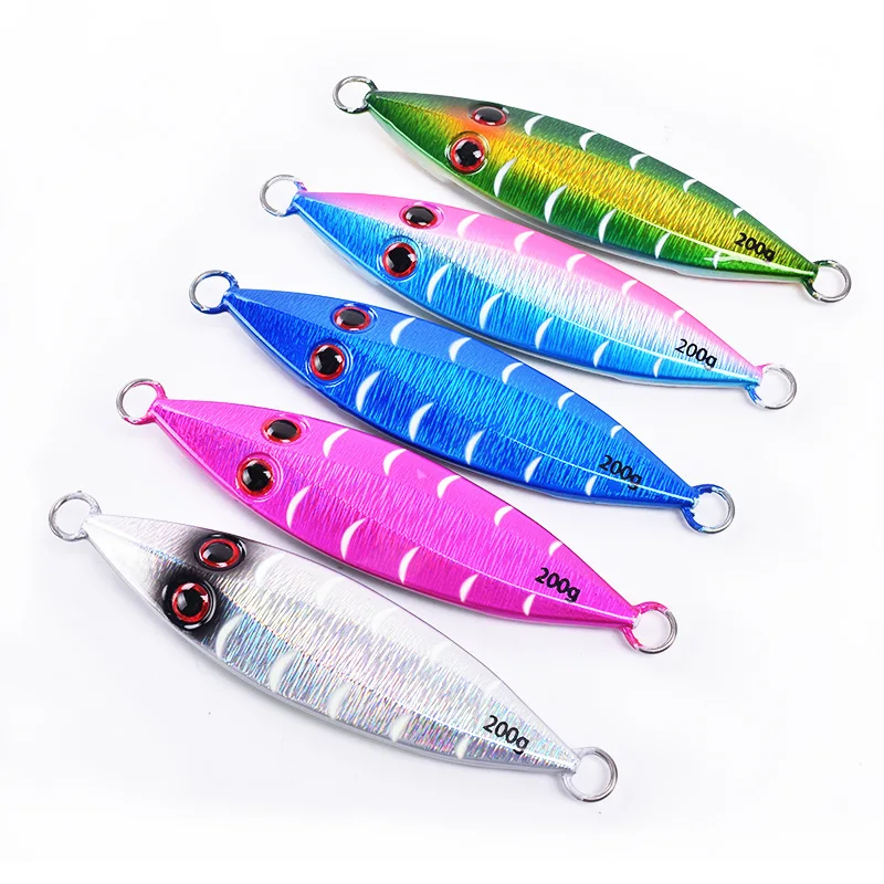 Gorgons 100g/150g/200g luminous metal jigs slow jigging lures boat fishing lures, 5 colors
Gorgons 100g/150g/200g luminous metal jigs slow jigging lures boat fishing lures, 5 colors