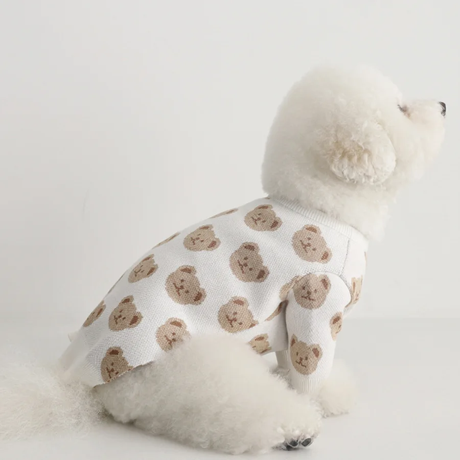 little bear warm autumn winter pullover head cute pug pet sweater dog clothes, As picture
little bear warm autumn winter pullover head cute pug pet sweater dog clothes, As picture