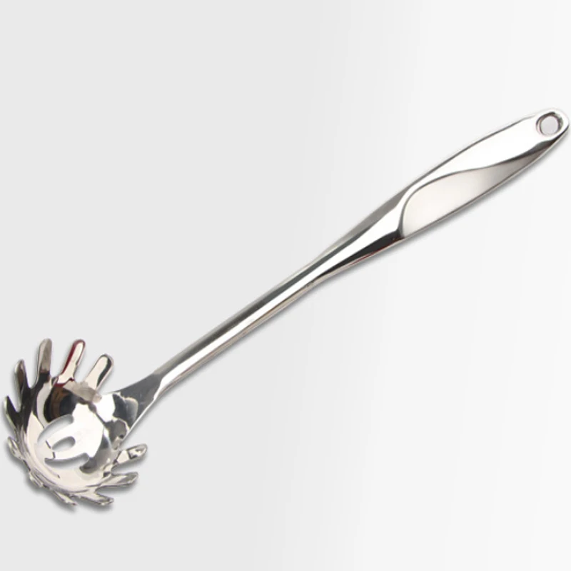 Stainless steel kitchen cooking serving scoop spaghetti pasta noodles server spoon, Silver
Stainless steel kitchen cooking serving scoop spaghetti pasta noodles server spoon, Silver