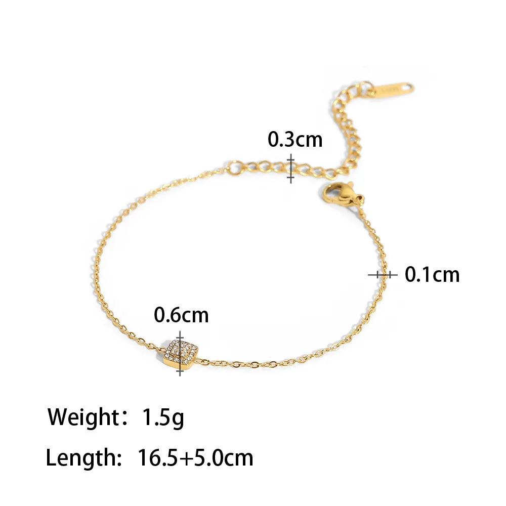 custom waterproof tennis chain designer ladies bracelets stainless steel bracelets for women
custom waterproof tennis chain designer ladies bracelets stainless steel bracelets for women