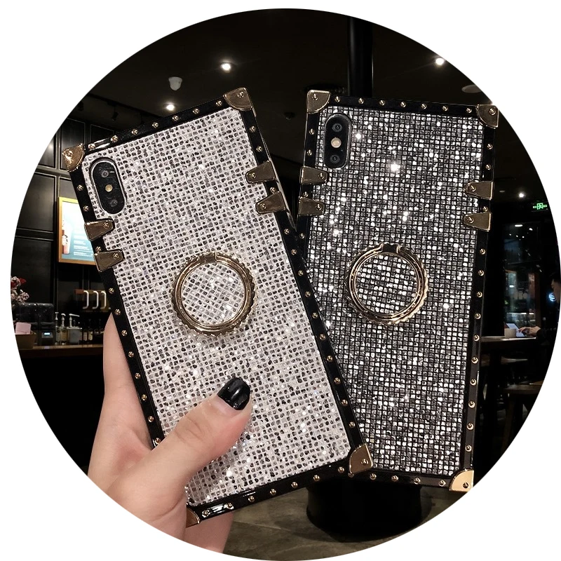 Luxury Bling Glitter Cell Phone Case For iphone 12 11 Pro Max Back Cover With Ring Holder
Luxury Bling Glitter Cell Phone Case For iphone 12 11 Pro Max Back Cover With Ring Holder