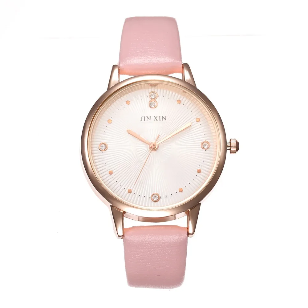 Fashion Women Leather Casual Watch Luxury Analog Quartz Crystal Wristwatch (KWT2138), As the picture
Fashion Women Leather Casual Watch Luxury Analog Quartz Crystal Wristwatch (KWT2138), As the picture