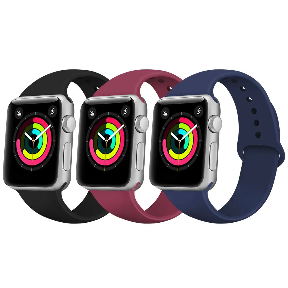 Custom wristbands for iwatch band apple watch series 3 4 5 6 smart watch strap 42mm 44 mm, Black
Custom wristbands for iwatch band apple watch series 3 4 5 6 smart watch strap 42mm 44 mm, Black