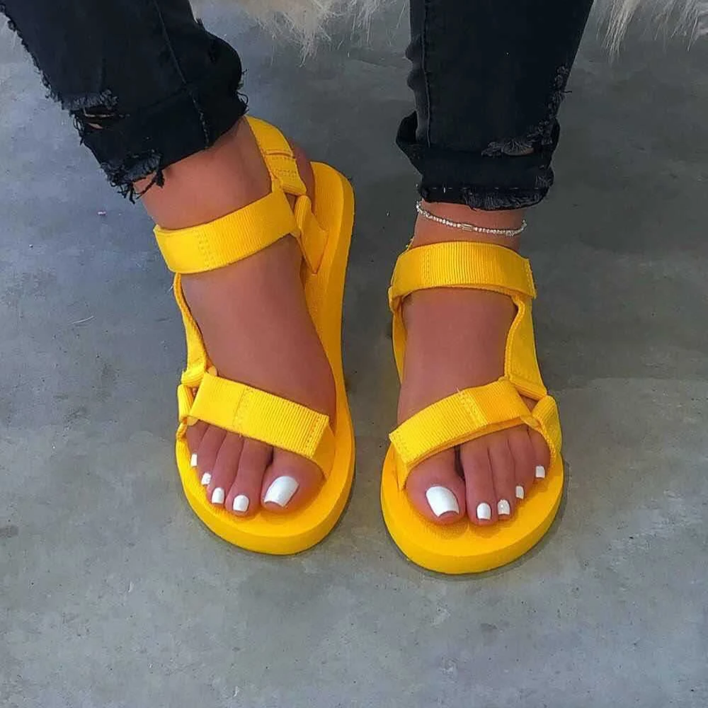 Wholesale Women's Soft Comfortable Thick Platform Elastic Ankle Strap Sandals Shoes Multiple Colors, White.yellow.red.black.plum
Wholesale Women's Soft Comfortable Thick Platform Elastic Ankle Strap Sandals Shoes Multiple Colors, White.yellow.red.black.plum