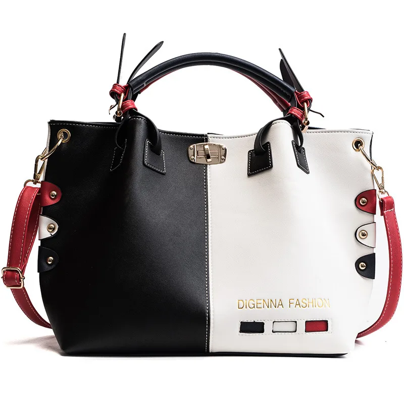 2020 new Contrast Color big capacity leather handbag women fashion tote bag designers shoulder packs short travel bags
2020 new Contrast Color big capacity leather handbag women fashion tote bag designers shoulder packs short travel bags
