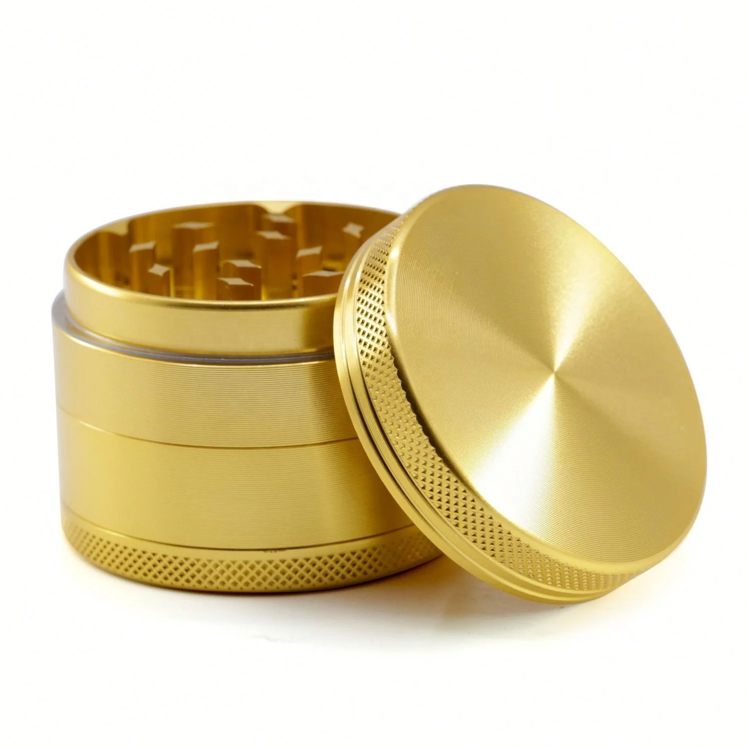 Wholesale Wholesale Aluminum Alloy CNC 4 Part Round Smoke Grinder Dry Herb Tobacco Grinder Smoking Accessories, Picture
Wholesale Wholesale Aluminum Alloy CNC 4 Part Round Smoke Grinder Dry Herb Tobacco Grinder Smoking Accessories, Picture