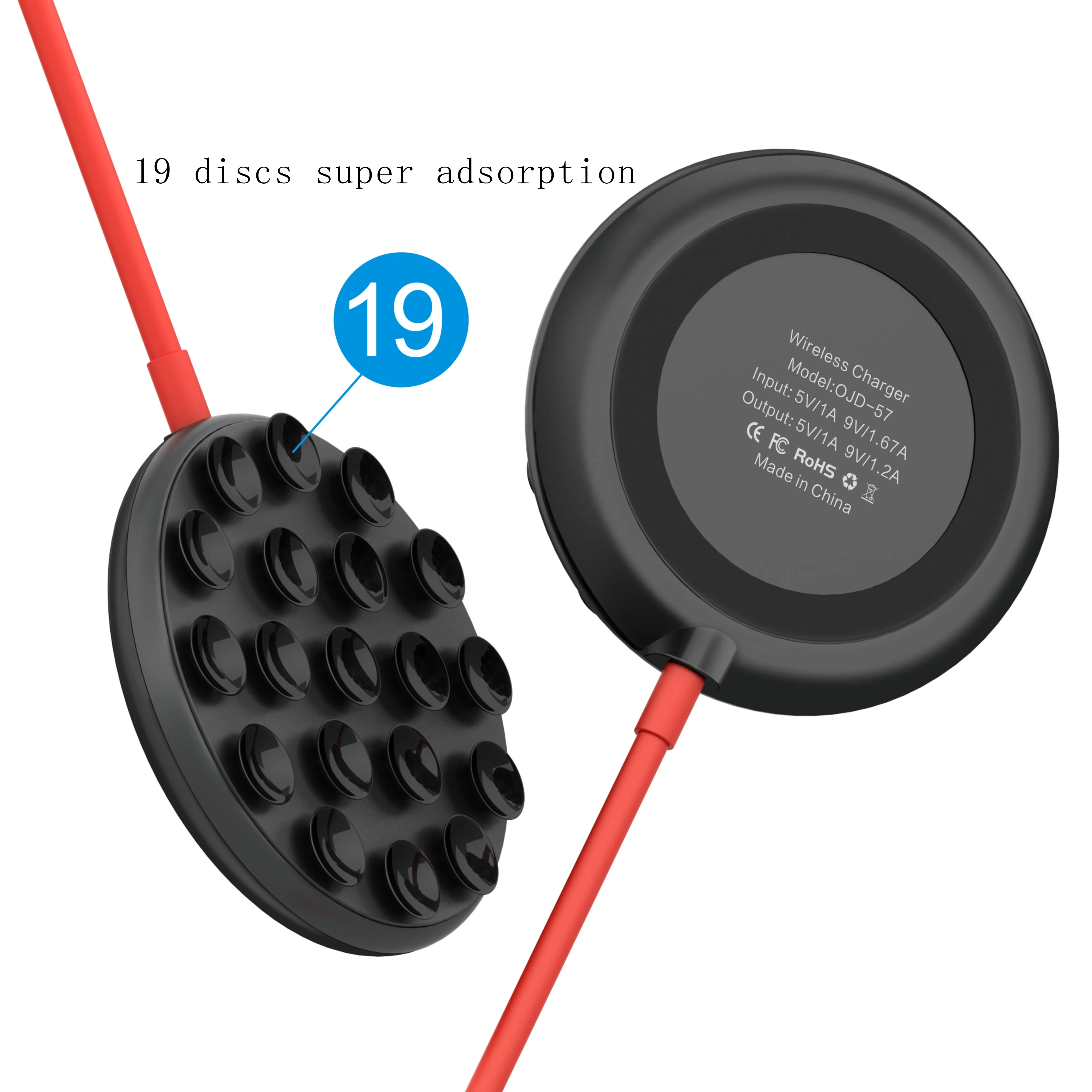 Factory Price Super Fast Solid Color Wireless Charger For Mobile Phone, Black white
Factory Price Super Fast Solid Color Wireless Charger For Mobile Phone, Black white