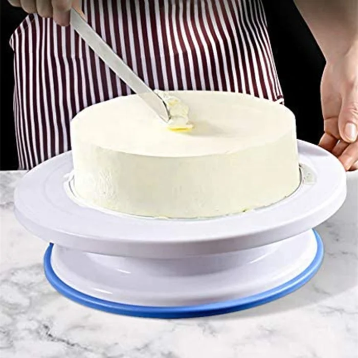 11 Inch Rotating Cake Turntable Non-slip Revolving Cake Stand Spinner for Cake Decorations Pastries Cupcakes, White
11 Inch Rotating Cake Turntable Non-slip Revolving Cake Stand Spinner for Cake Decorations Pastries Cupcakes, White