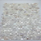 natural self adhesive swimming pool net joining together square shell crafts mosaic tiles