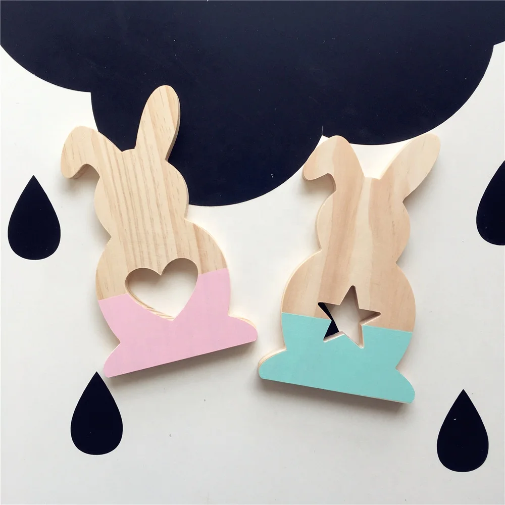 Wood rabbit hollowing star heart decorations children easter ornaments wood craft nursery decor
Wood rabbit hollowing star heart decorations children easter ornaments wood craft nursery decor