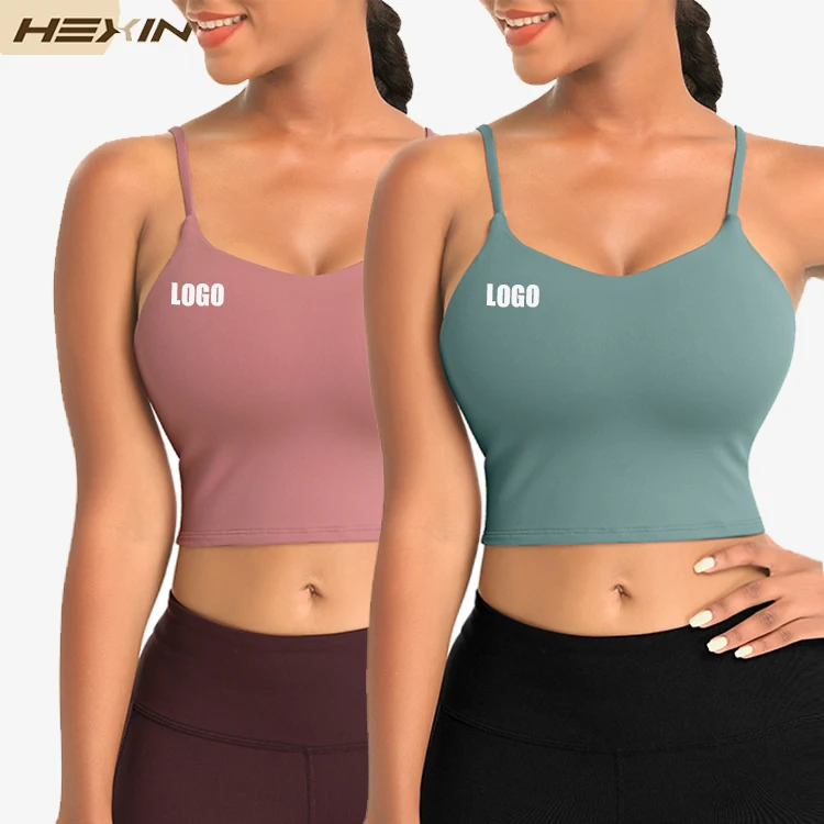 Dropshipping Spaghetti Strap Solid Color Gym Tank Top Sports Yoga Bra Seamless Activewear, As show
Dropshipping Spaghetti Strap Solid Color Gym Tank Top Sports Yoga Bra Seamless Activewear, As show