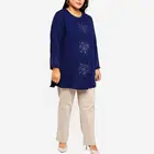 New Beautiful Islamic Clothingblouse For Women Pearl Muslim Wear Lady Blouse & Top Baju Kurung Plus Size Pencil Dress