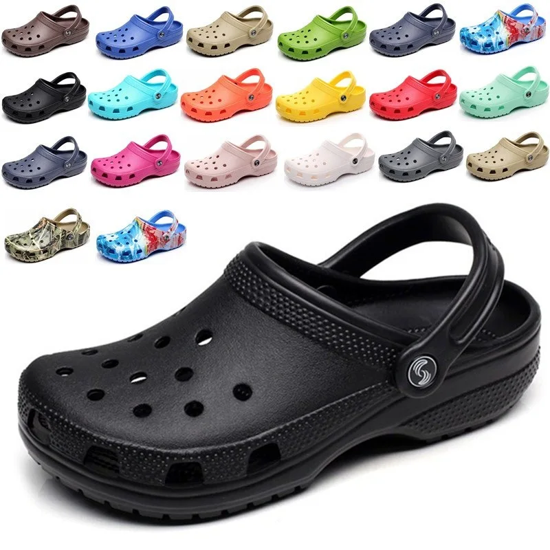 New Hole Shoes Fashion Non-slip Beach slippers Eva Sandals Clogs garden Shoes, White, black, pink, blue, coffee, green
New Hole Shoes Fashion Non-slip Beach slippers Eva Sandals Clogs garden Shoes, White, black, pink, blue, coffee, green
