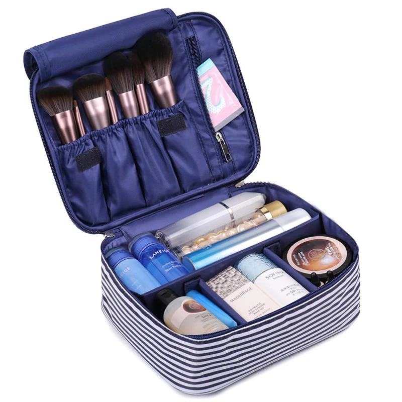 New Design Portable Travel Makeup Bag Large Cosmetic Bag Make up Case Organizer for Women and Girls, Blue or custom
New Design Portable Travel Makeup Bag Large Cosmetic Bag Make up Case Organizer for Women and Girls, Blue or custom