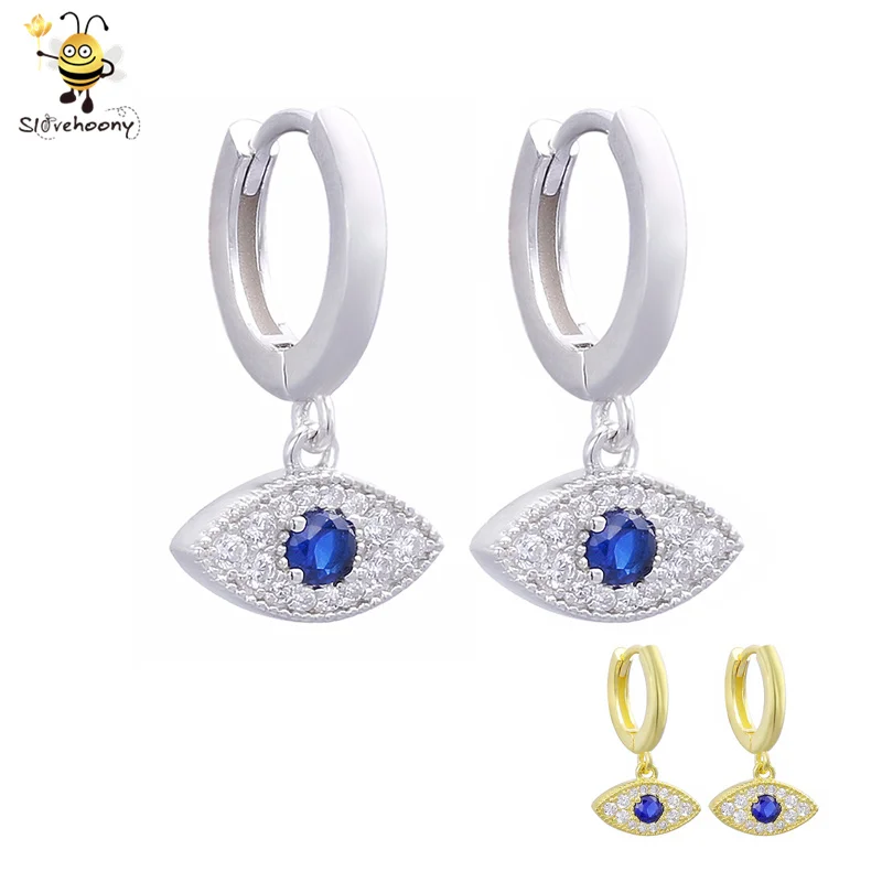 Free Shipping 2019 New Design Women Accessories 925 Sterling Silver CZ Colored Hoop Earrings With Eye Dangle Charm, Silver/24 gold plated
Free Shipping 2019 New Design Women Accessories 925 Sterling Silver CZ Colored Hoop Earrings With Eye Dangle Charm, Silver/24 gold plated