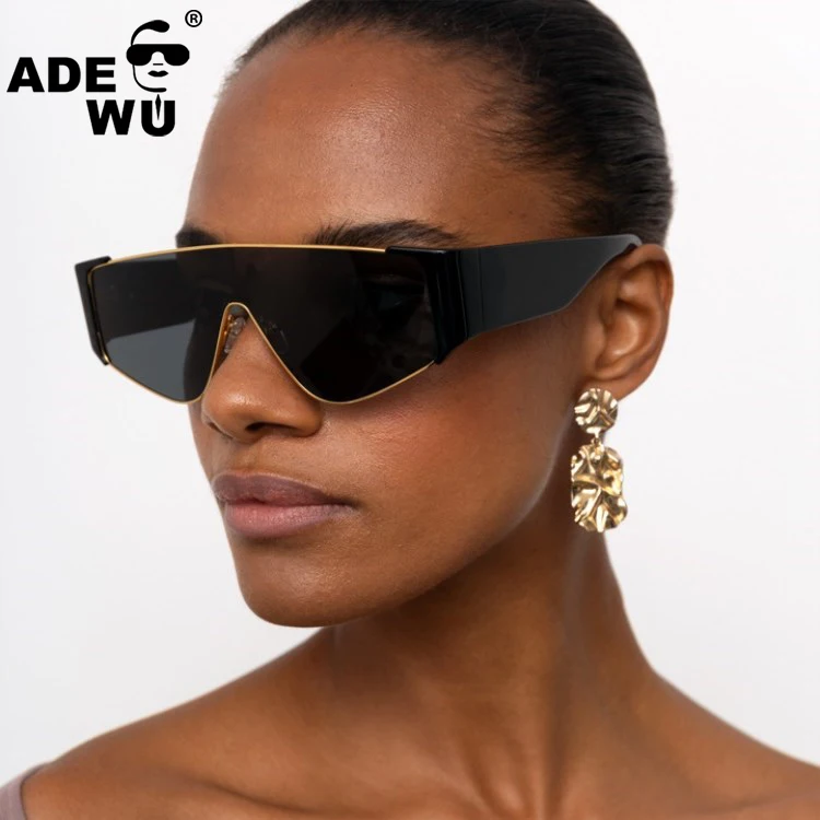 ADE WU BX19076 Big Frame Vintage Sunglasses Punk Windproof One-piece Sunglasses, 5 colors
ADE WU BX19076 Big Frame Vintage Sunglasses Punk Windproof One-piece Sunglasses, 5 colors