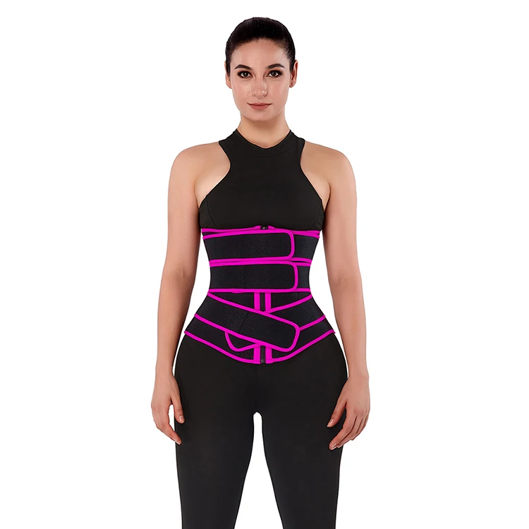 New Wholesale Adjustable Neoprene Waist Trainer Three Straps Corset Workout Body Shaper
New Wholesale Adjustable Neoprene Waist Trainer Three Straps Corset Workout Body Shaper