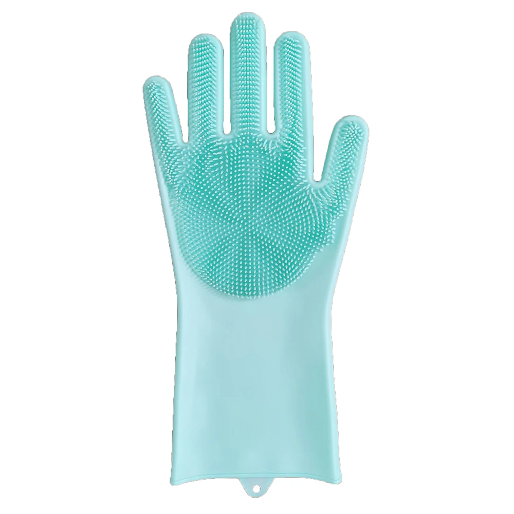 Custom Heat Resistant Dishwashing scrubber Kitchen Silicone Gloves 
Custom Heat Resistant Dishwashing scrubber Kitchen Silicone Gloves
