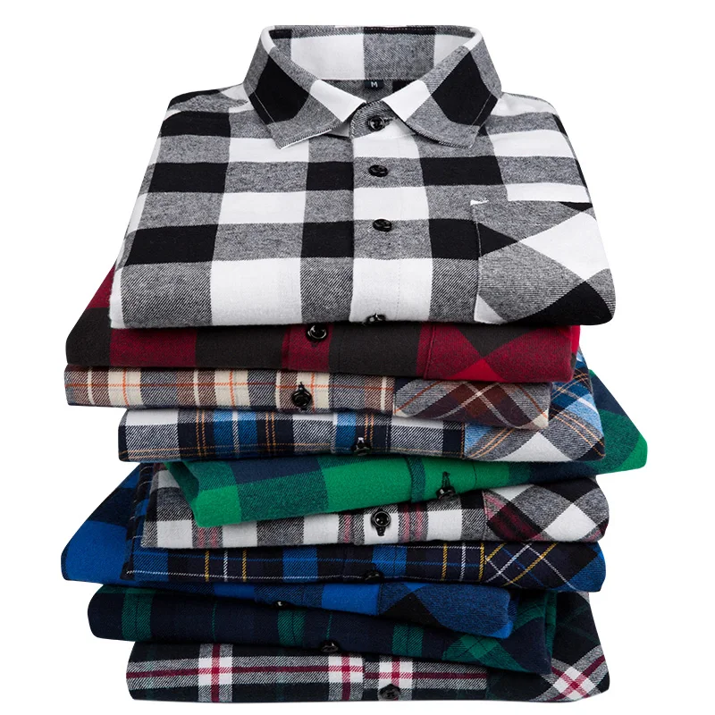 Custom Logo Factory Wholesale Comfortable 100% Cotton Long Sleeve Casual Men Plaid Flannel Shirt, Multi color
Custom Logo Factory Wholesale Comfortable 100% Cotton Long Sleeve Casual Men Plaid Flannel Shirt, Multi color