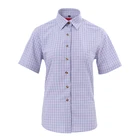 2019 Plus Size Women Clothing Top and Blouses Women Office Plaid Shirt