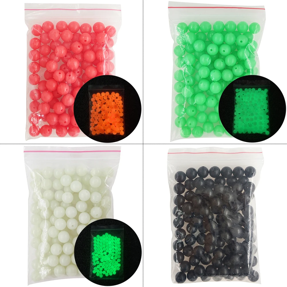 Round Hard Rubber Luminous Fishing Beads Lure Glowing Sink Beads Goos For Treble Hook Rigs Tackle Accessories, Luminous,black,pink,green
Round Hard Rubber Luminous Fishing Beads Lure Glowing Sink Beads Goos For Treble Hook Rigs Tackle Accessories, Luminous,black,pink,green