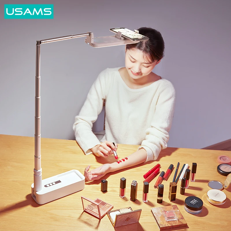 USAMS 2021 trending Multifunctional Live Show Wireless Foldable Phone Stand Selfie Ring light
USAMS 2021 trending Multifunctional Live Show Wireless Foldable Phone Stand Selfie Ring light