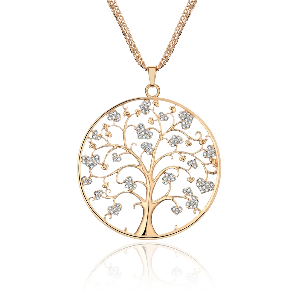 Wholesale Dropship Big Crystal Tree Of Life Pendant Necklace For Women long Sweater Chains Necklace, Kc gold/rose gold/white k
Wholesale Dropship Big Crystal Tree Of Life Pendant Necklace For Women long Sweater Chains Necklace, Kc gold/rose gold/white k