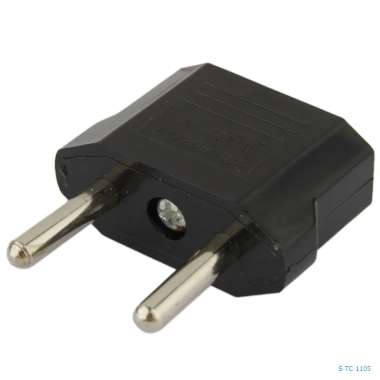 250V.6A us to eu plug travel charger power adapter with europe socket plug connected to all the overseas electrical adapter, Black
250V.6A us to eu plug travel charger power adapter with europe socket plug connected to all the overseas electrical adapter, Black