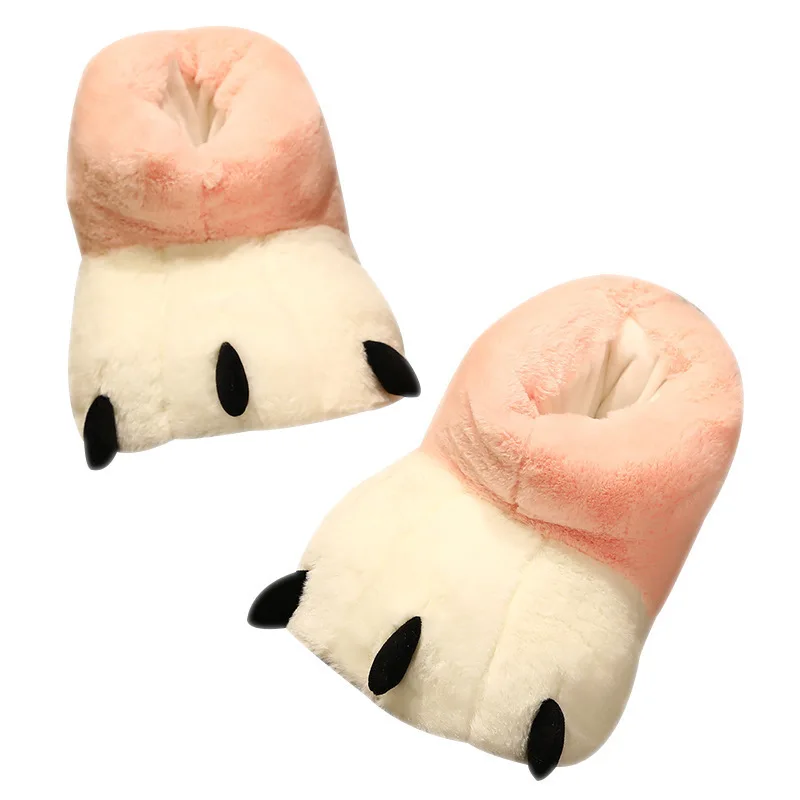 Warm floor pajamas cartoon shoes animal claw shape plush slippers and women's slipper, Yellow, brown, pink, fruit green
Warm floor pajamas cartoon shoes animal claw shape plush slippers and women's slipper, Yellow, brown, pink, fruit green