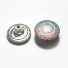Senwei brand Custom Design shank button Wholesales Plating metal Tack Button for jeans