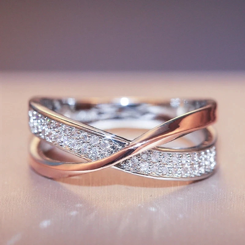 2021 Newest Fresh Two Tone X Shape Cross Ring for Women Wedding Trendy Jewelry Dazzling Modern Rings, Colours
2021 Newest Fresh Two Tone X Shape Cross Ring for Women Wedding Trendy Jewelry Dazzling Modern Rings, Colours